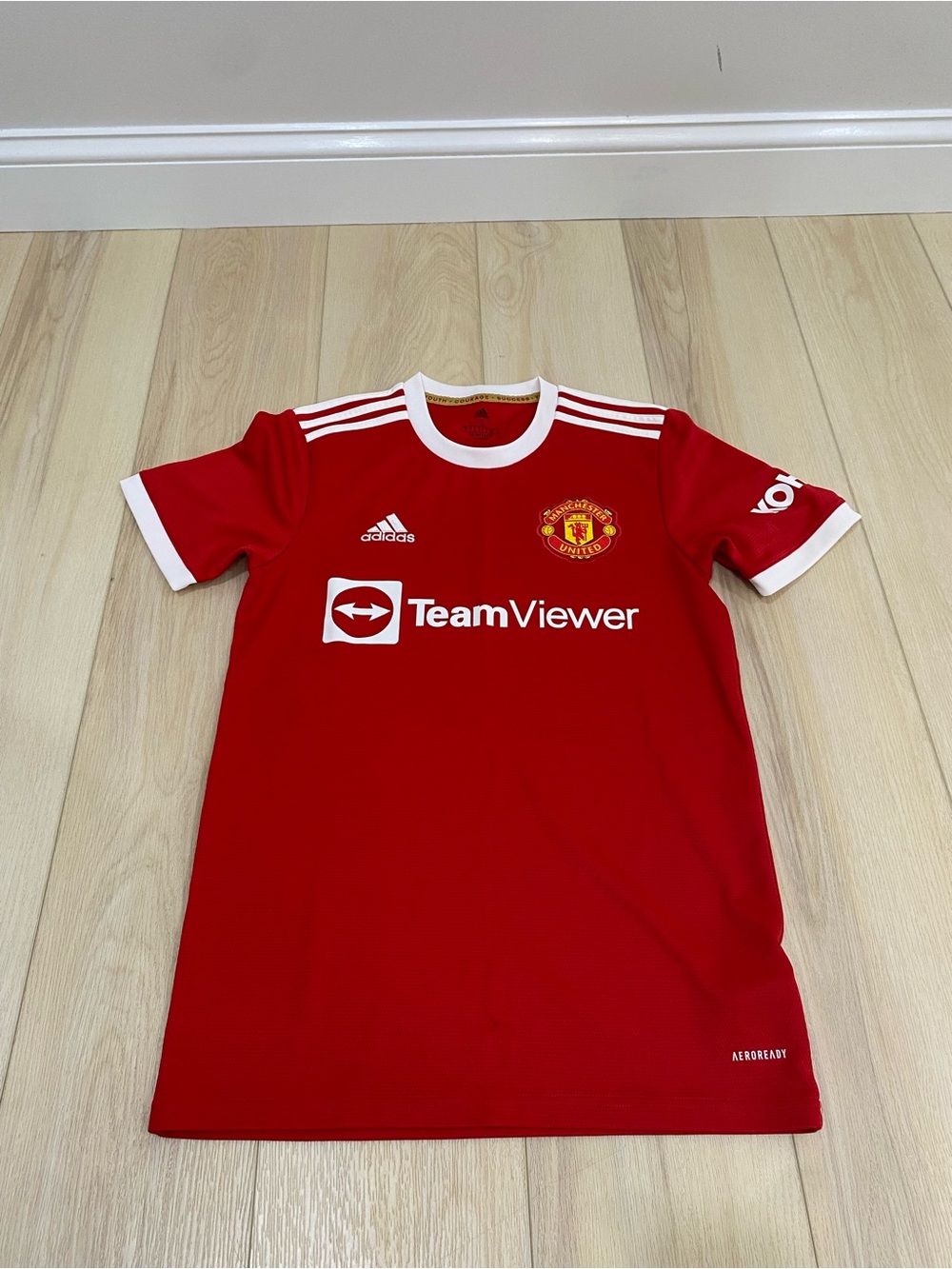 Adidas 2021/2022 Manchester United Home Jersey Size Small (H31447)